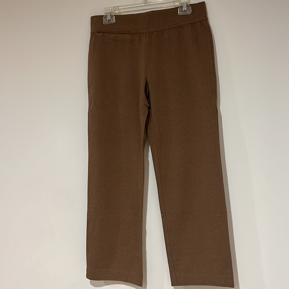 Lands’ End Weekend Refine Stretch Pant Women’s Petite Small Cappuccino NWT - Picture 2 of 5